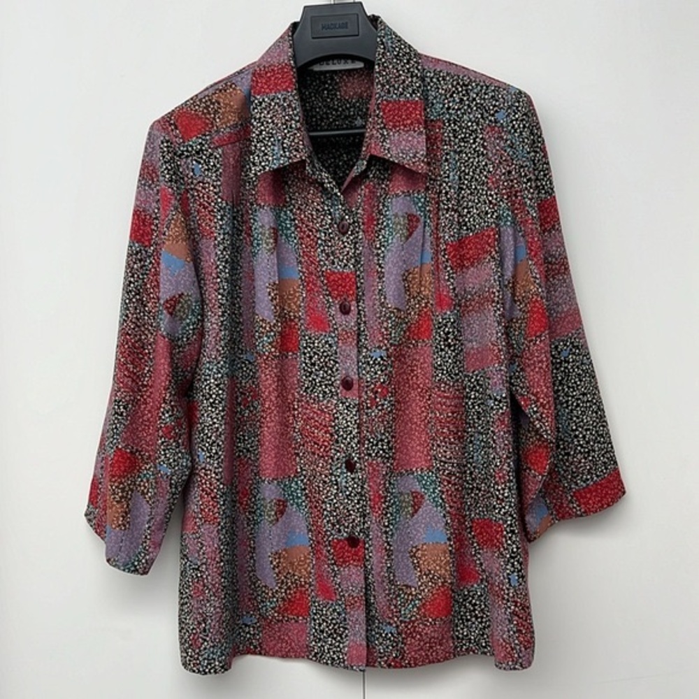 Colorful Button Down Shirt - Picture 3 of 11
